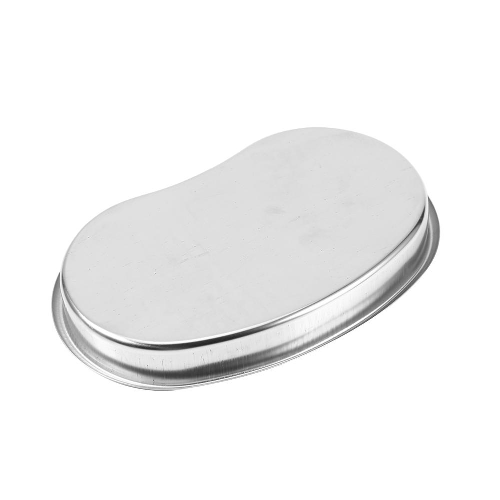 1pc Stainless Steel Kidney Shaped Curved Tray Medical Dental Surgical Use