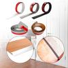 2M Flooring Seam Strip Laminate Strip 3.5cm Wide Waterproof Cuttable for Door Threshold Uneven Surface Joining Gap Kitchens