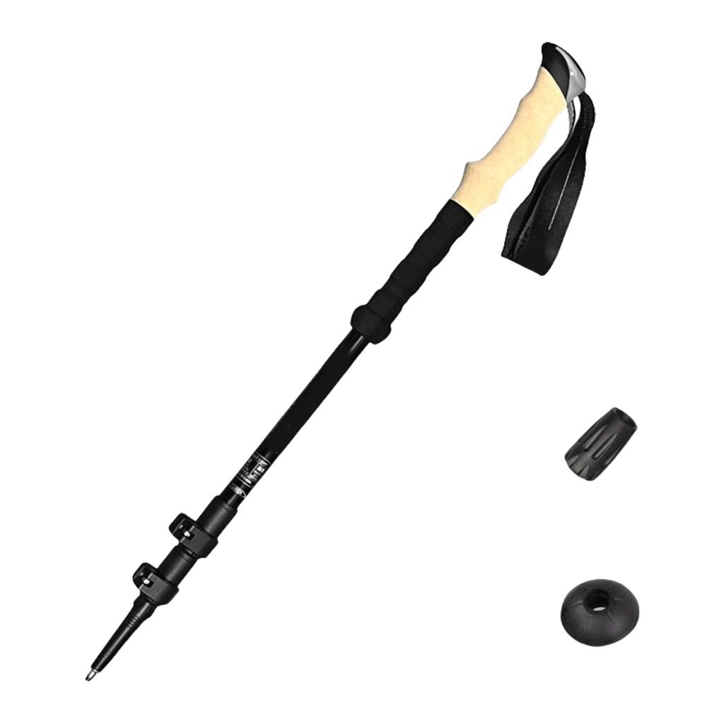 1pc Adjustable Walking Trekking Poles Aluminum Alloys Trekking Poles Telescopic Climbing Stick for Hiking and Hunting