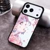 Cartoon Girl illustration Phone Case For iPhone 17 16 15 14 13 12 11 Pro Max Plus 17Air Soft Silicone Cover