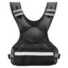 Verstellbare Gewichtsweste, 18,3 kg Bequemes X-Form Körpergewichtsweste Set mit 8 Gewichtspaketen und Reflektierendem Streifen, für Männer Frauen, Trainingsgerät