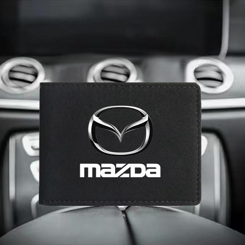 PU Leather Credit Card Case Car Driving Documents Protective Case For Mazda 3 6 CX5 2 CX3 CX9 MX5 RX8 Axela Demio MS CX5 2 Axela Demio Atenza GJI GH