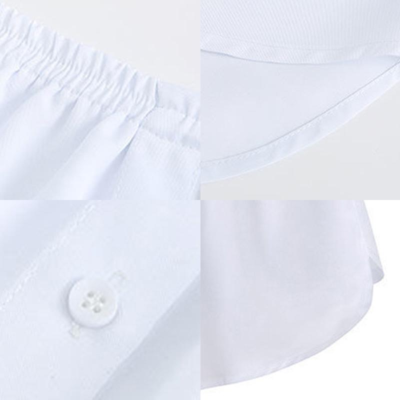 Fashion Women Adjustable Faux Top Mini Skirts Shirt Blouse Extender Layering Clothing Accessories