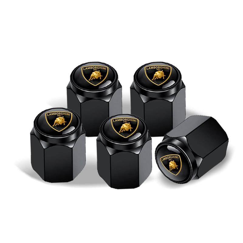 New Metal Car Tire Wheel Valve Caps Cover Car Keychain Keyring For Lamborghini LP570 LP610 Urus LP700 LP770 Gallardo Aventador zz88