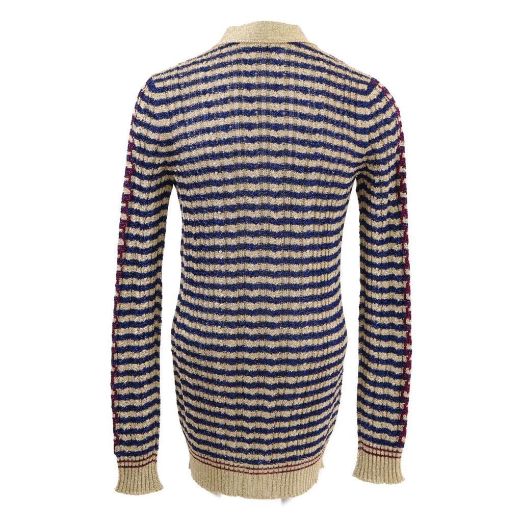 CHANEL [Excellent Condition/Domestically Authorized/24 Stainless Steel] P77141K11152 CC Logo Button Cardigan tops 36 Gold seriesUsed