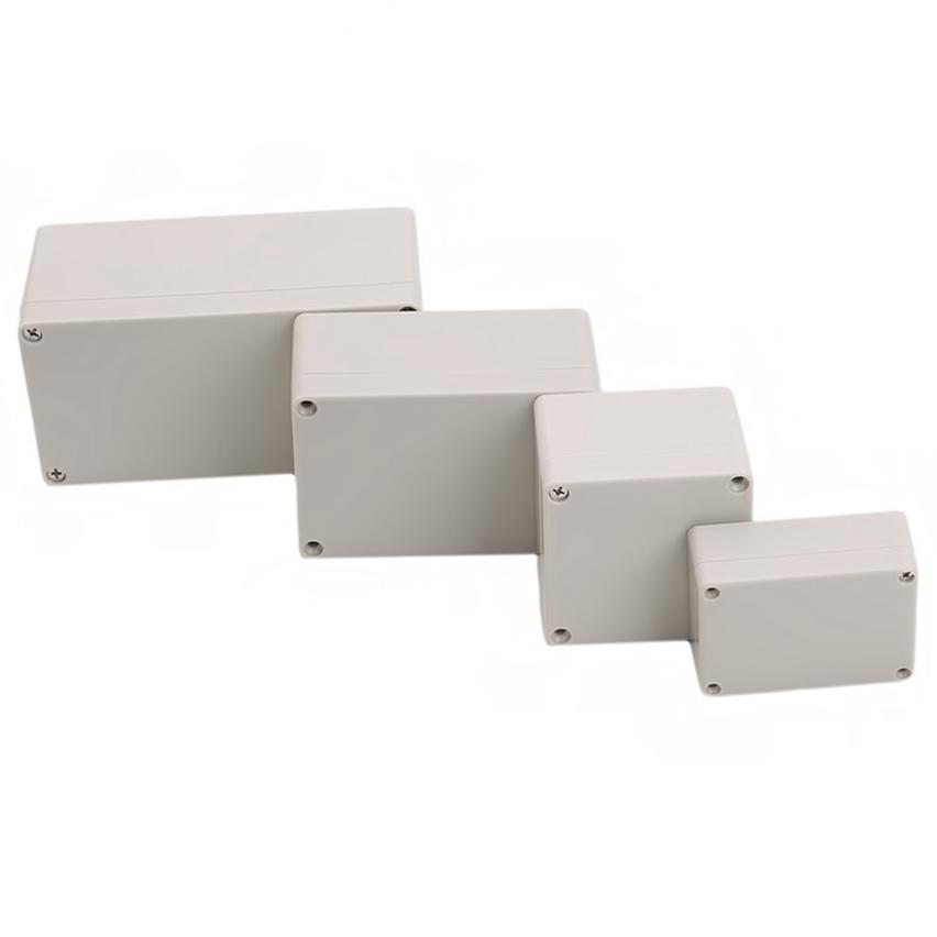 White Junction Box Waterproof UV-Anti 1Pc Sealed Cable Branch Boxes Electrical Project Box