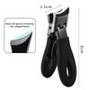 Slanted Nail Clippers Wide Jaw Opening Slanted Curved Nail Cutting Study Travel Slanted Toenail Trimmer Nail Cutter Trimmers