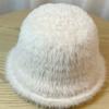 Plush Bucket Hat Women's Autumn and Winter New Casual Bucket Hat Winter Plush Hat