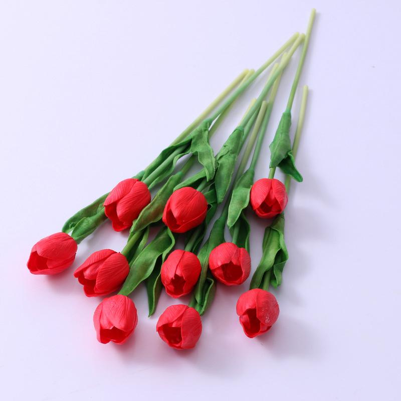 35cm Real Touch Artificial Flowers PU Home Decor Wedding Decoration Flowers Fake Flowers Tulips