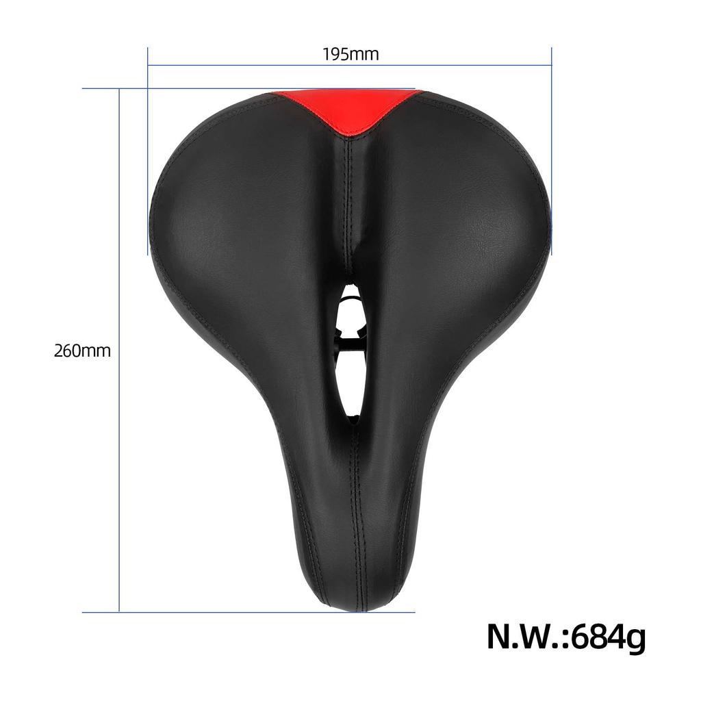 Bicycle big seat saddle