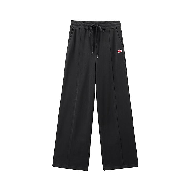 

Ledin 2025 Spring Color-block Knit Wide-Leg Pants L