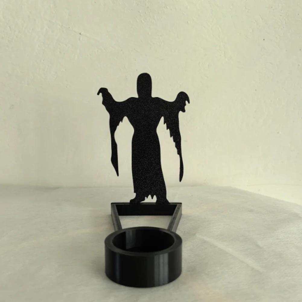 Funny Candle Holder Table Decoration Innovative Halloween Projection Candle Stand For Bedroom Home Decor Shaow-Candle Ornament