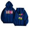 Women's Fashionable Casual Long-Sleeved Hooded Printed Sweatshirt