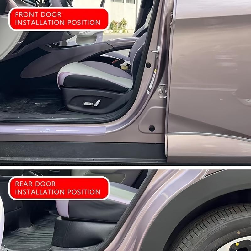 10-Pack Silicone Car Door Seal Pads, Noise Reduction & Vibration Damping, Shock Absorption for Quieter Vehicle Experience, Universal Fit