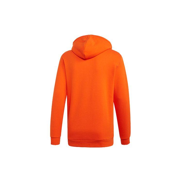 Adidas Pánská mikina s kapucí Originals Trefoil se stahovací šňůrkou Oranžová ED6078