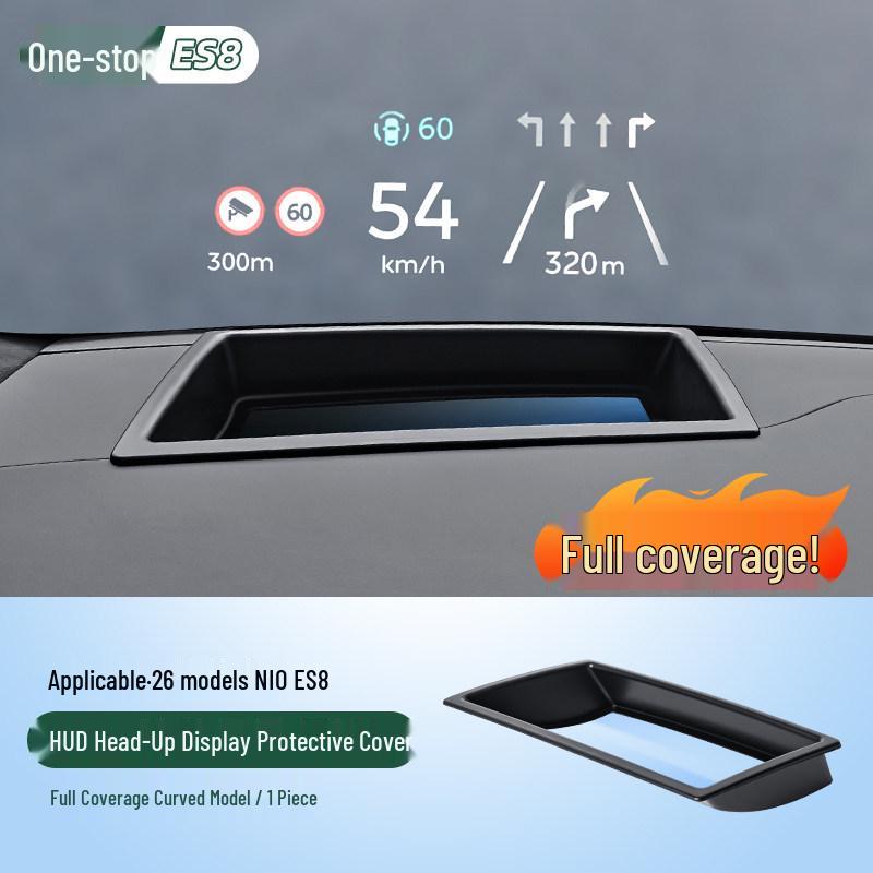 Compatible with 26 Models: Third Gen Nio ES8 HUD Protective Cover & Interior Decor черный
