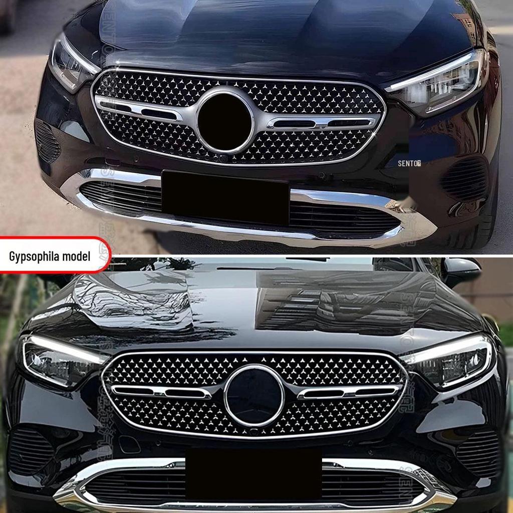 Mercedes-Benz GLC 2023-2024 X254 GT Style Mesh Grille Front Bumper Grill