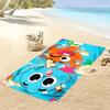 Darwin Gumball Print Beach Towel, Large Soft Quick Dry Towel for Beach Camping Swimming