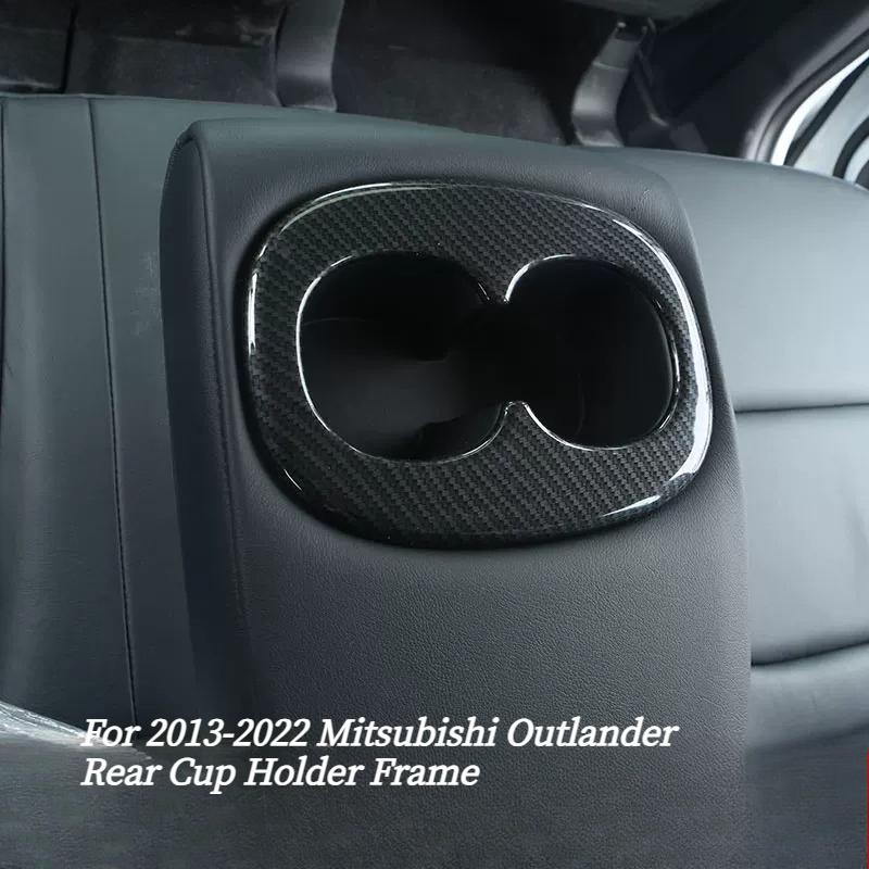 Stylish Back Armrest Cup Slot Surround Panel Practical Interior Upgrade Accessories for Mitsubishi Outlander