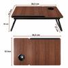 Foldable Adjustable Laptop Table Stand for Bed, Breakfast Desk [Stolik202]
