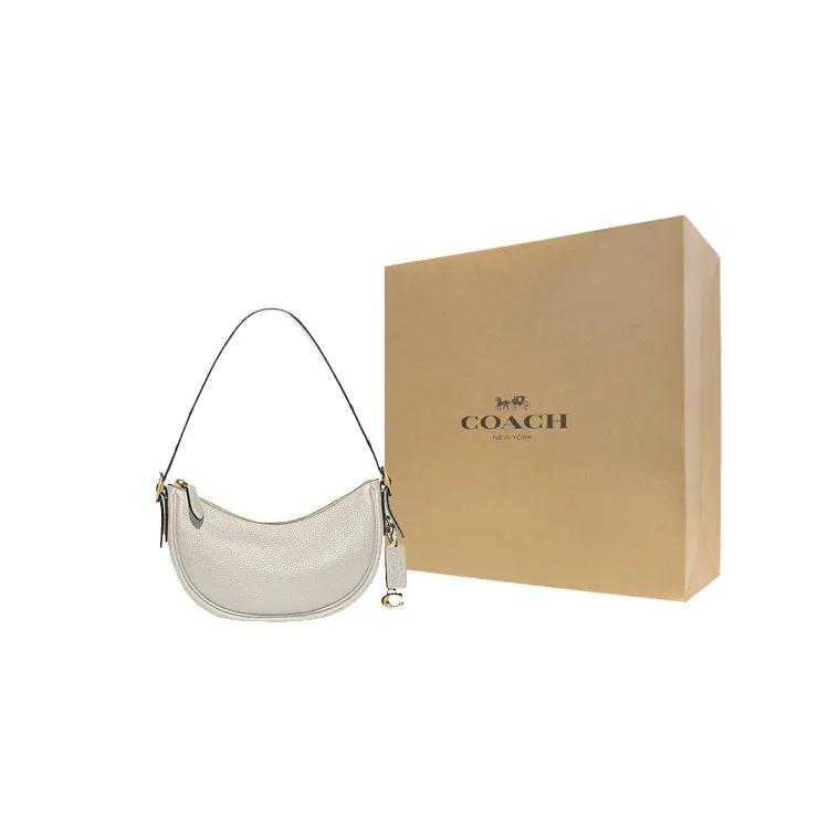 Coach Luna Cow Leather Handbag , Shoulder Bag Women's Chalk White (Unisex) Shoulder Bags CC439 B4HA
