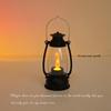 Retro Swing LED Candle Hurricane Lamp - Bedside Night Light & Decorative Atmosphere Ornament