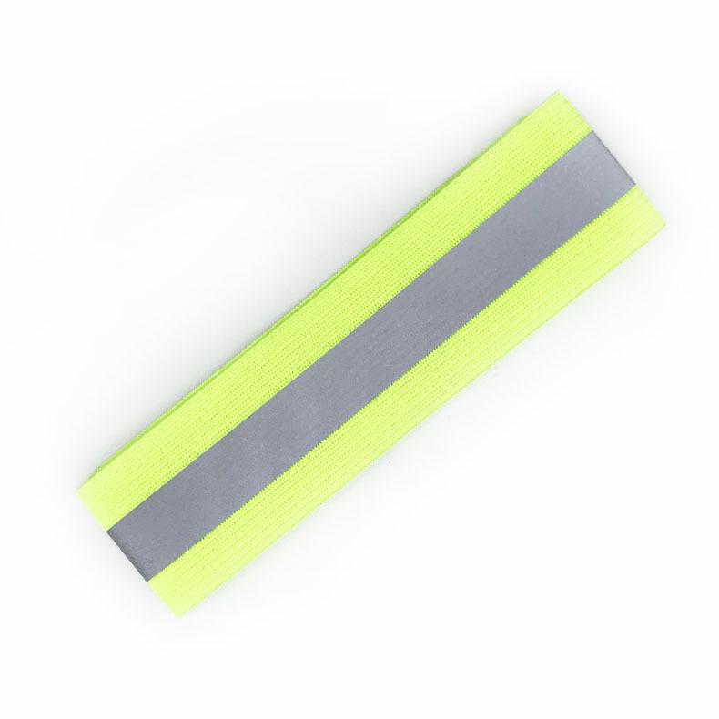 Reflective Band Cycling Compression Shorts with Arm and Leg Straps for Night Safety