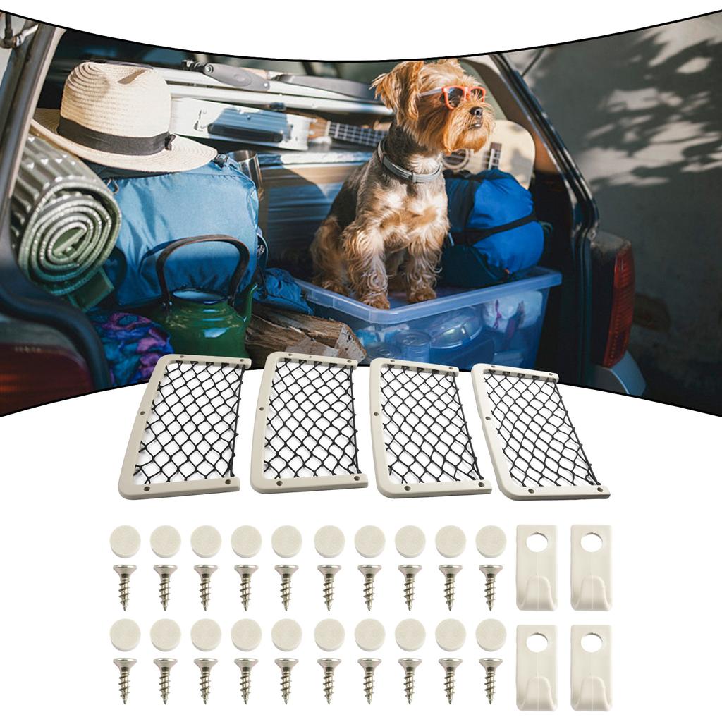 Boat Storage Net Bags Car Interior Accessories Motorhome Parts Campervan Accessories Car Storage Net Bags Elastic Mesh Net Bag