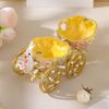 Rabbit Carriage Enamel Jewelry Box Proposal Ring Box Earrings Storage Box Wedding Gift Box Tide Play Small Gift