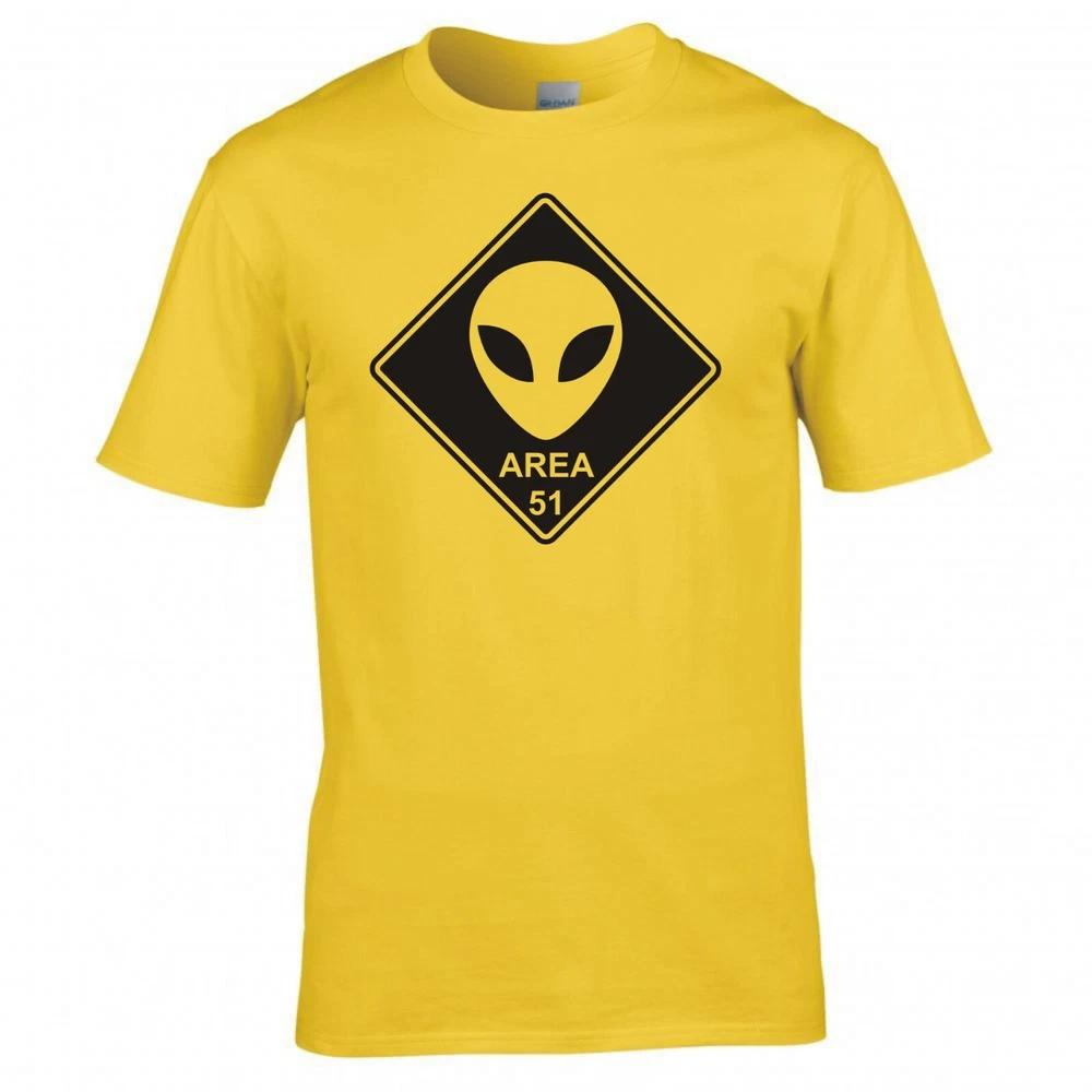 Funny Alien Area 51 Road Sign Tshirt