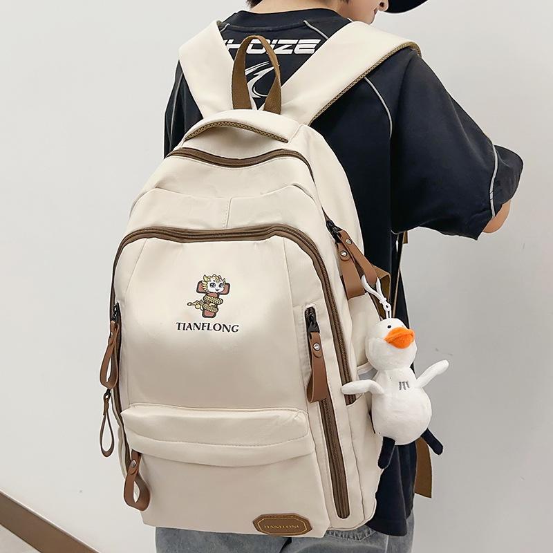 Schoolbag Children Elementary School Students Girls College Students Junior High School Students High School Boys Large Capacity Backpack