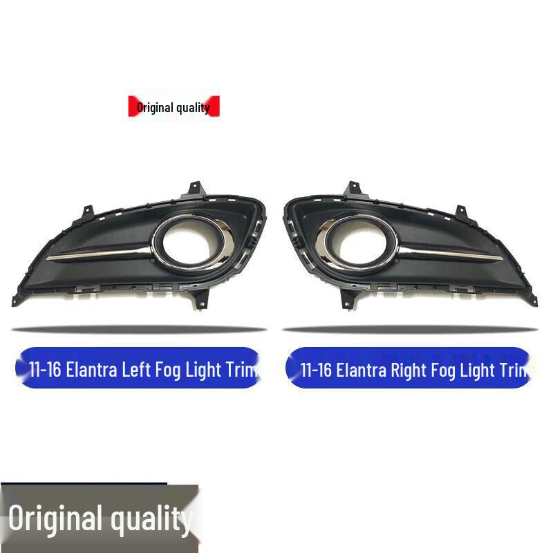 Compatible with Hyundai Elantra 2008-2020: Front Fog Light Assembly & Cover 11-16 Standard Quality Fog Light Frame