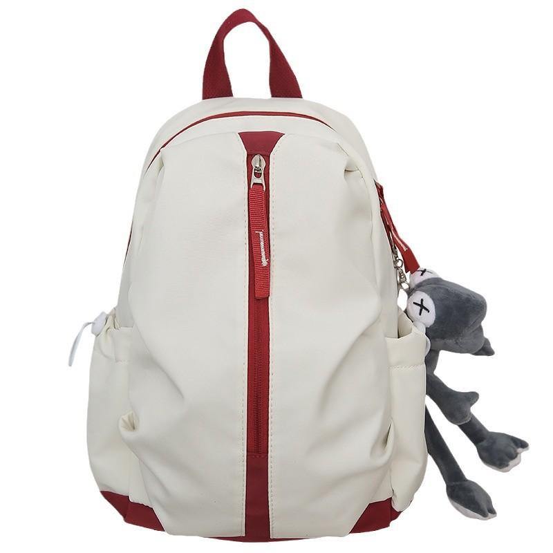 Children's Small Schoolbag for College Students Simple New Small Backpack for Girls Men's Contrasting Color Backpack for Girls
