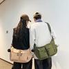 Autumn Trend Ruiying Women's Single-shoulder Bag, Korean Version Large Capacity Crossbody Bag, Workwear Sail Fabric Bag