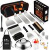 35-Piece Stainless Steel BBQ Tool Set - Outdoor Grill Spatula & Cooking Tools
