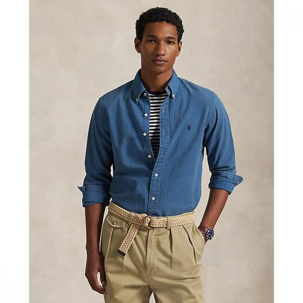Polo Ralph Lauren Mens Classic Fit Seersucker Shirt  Mnpowov16820401410 XS