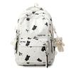 Schoolbag High School Student Schoolbag Junior High School Girl Ins Niche Floral Bear High Value Backpack Japanese Printed Backpack