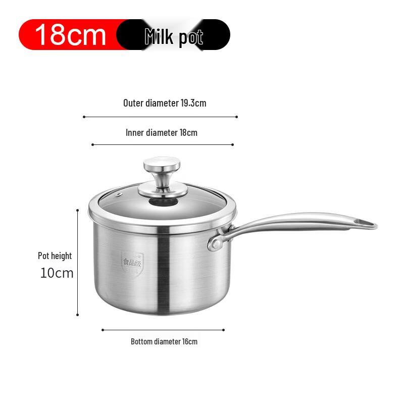 Yicang 304 Stainless Steel Milk Pot