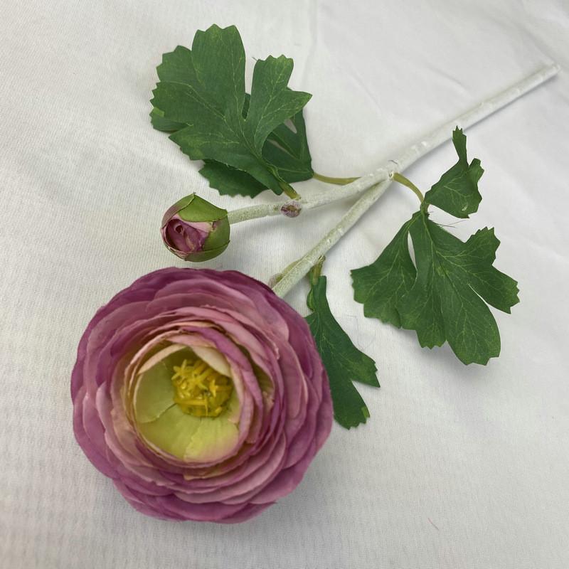 

Camellia Artificial Flower 2 Stems 50cm Wedding Table Home Decoration Photo Prop фиолетовый