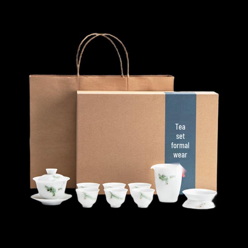 Nanshan Hand-painted Gaiwan Tea Set