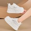 Summer Dad Shoes Women's Casual Shoes 8CM Thick Sole Height Increase White Shoes Breathable All-match Women's Shoes