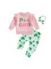 Girls' Clover Hoodie & Pants Set