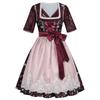 Dames Traditionele Duitse Oktoberfest Jurk Set met voor Festival Feest Kostuum