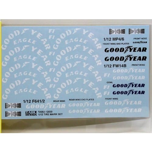 

[TABU DESIGN] 1/12 Tire Logo Decal