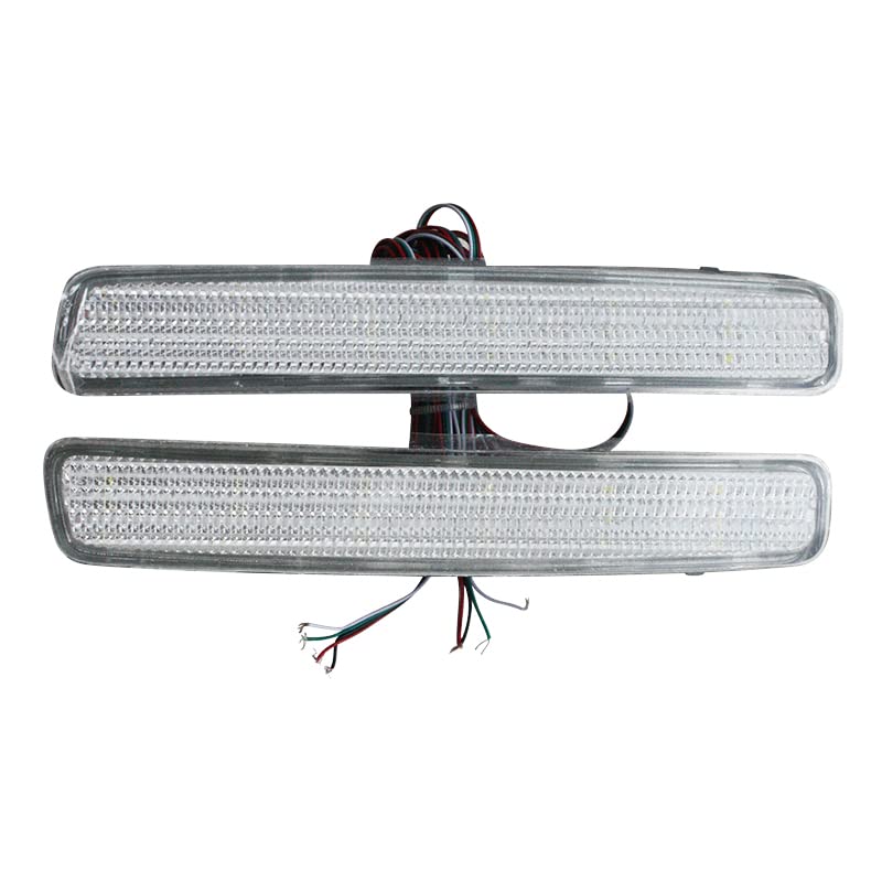 

Светодиодные фонари стоп-сигнала левый и правый для Prius и Настраиваемые детали и аксессуары для украшения вашей задней части Двухцветные отражатели, сцепляющиеся, комплект,