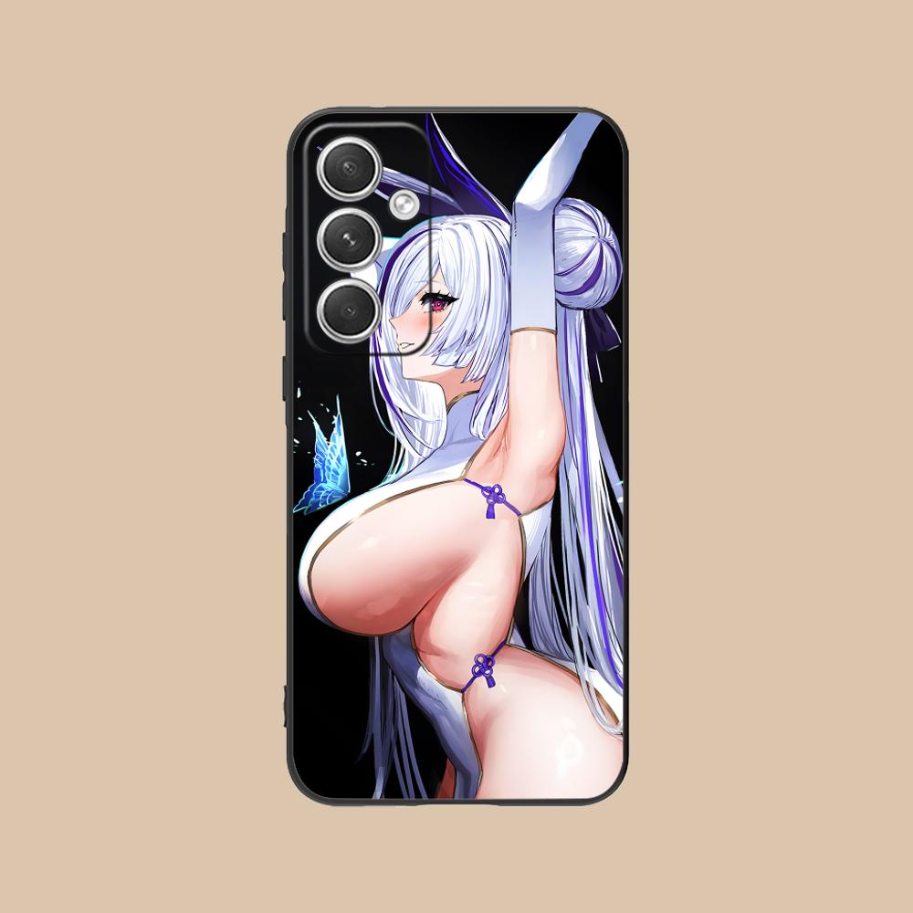 Azur Lane Unzen Matte TPU Mobile Phone Case for Samsung Galaxy S26 S25 S24 S23 S22 S21 S20 Note20 Plus FE Ultra Colorful Cover