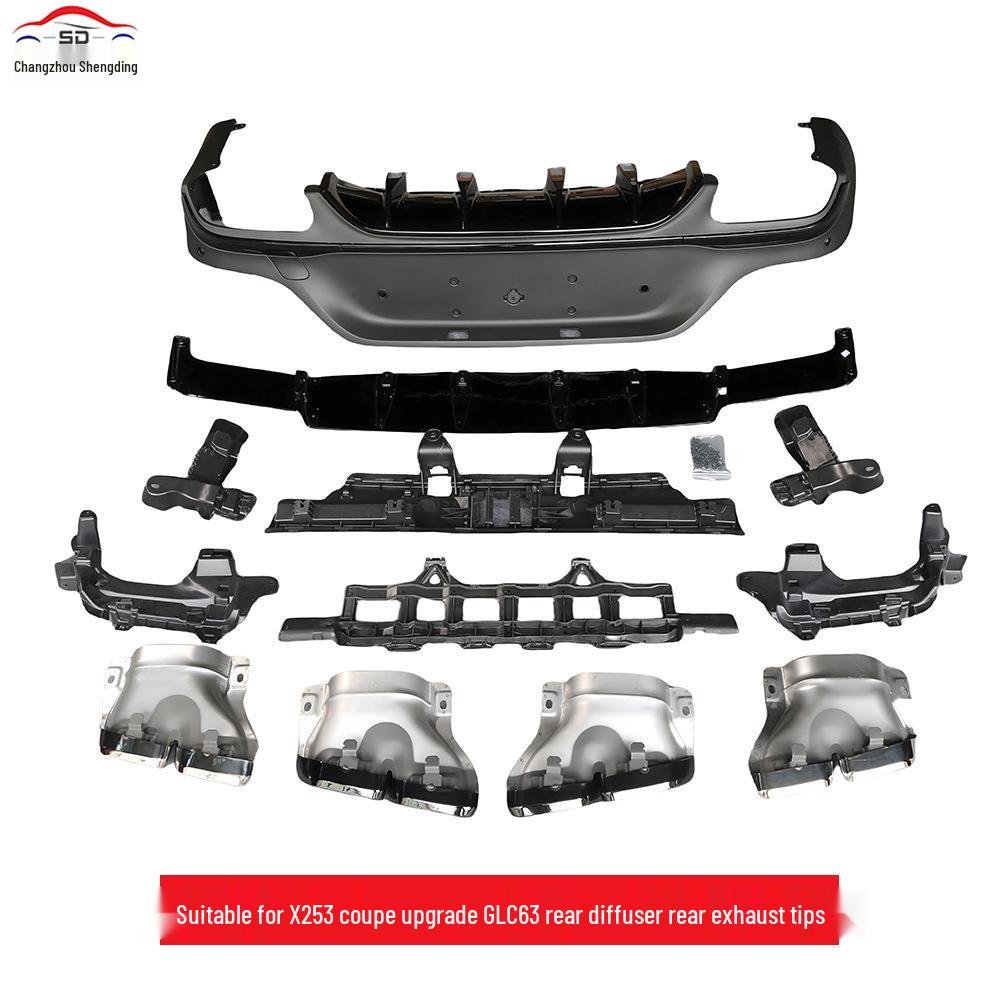 Mercedes-Benz GLC-Class X253 Coupe (16-22) GLC43/63 Rear Diffuser & Exhaust Upgrade