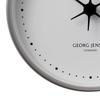Georg Jensen Henning Koppel 22cm Silver Watch with White Dial, Approx. 22cm Diameter, 3587574
