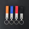 1Pc Keychain Personalized Metal Leather Key Ring Car Accessories Gift
