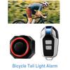 Remote Control Motorcycle Alarm Rechargeable Burglar Bicycle Light Alarm  Anti Theft Protection